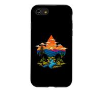 Scouting Artistic Fleur De Lis Mountains Outdoor Art Case for iPhone SE (2020) / 7/8