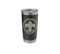 Scouting Fleur De Lis & Scout Law BSA Cub Scouts Logo Stainless Steel Insulated Tumbler