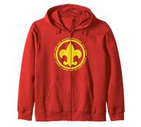 Scouting Fleur De Lis & Scout Law BSA Cub Scouts Logo Zip Hoodie