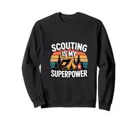 Scouting Is My Superpower Camping Adventure Sweatshirt