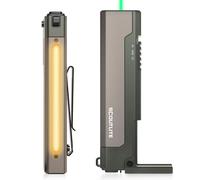 SCOUTLITE Vario GB 2000 EDC Torch with White & Warm LED Modes, 2000-Lumen Compact Magnetic Flat Pocket Light, Triple-Source Torch for Outdoor Camping, Inspection & Emergency Use