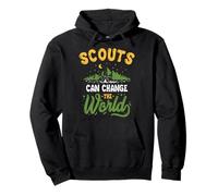 Scouts Can Change The World - Funny Camping Scouting Lover Pullover Hoodie