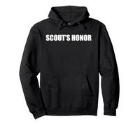 Scout'S Honor Pullover Hoodie, Adult Unisex, Black, L