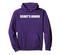 Scout'S Honor Pullover Hoodie, Adult Unisex, Purple, M
