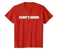 Scout'S Honor T-Shirt, Kids, Red, 8 Years
