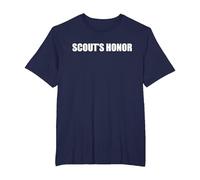 Scout'S Honor T-Shirt, Men's Big and Tall, Navy, 4X Tall