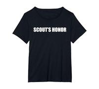 Scout'S Honor T-Shirt, Women's Plus, Black, 2X
