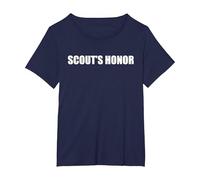 Scout'S Honor T-Shirt, Women's Plus, Navy, 6X