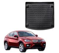 SCOUTT Boot Liner Mat fits BMW X6 2008-2019, Water Resistant, Pet Friendly Equipment, Anti Slip, Raised edges, Tailored Fit, Easy to Roll and Clean