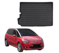 SCOUTT Boot Liner Mat fits Citroen C4 Grand Picasso 2013-2019, Water Resistant, Pet Friendly Equipment, Anti Slip, Raised edges, Tailored Fit, Easy to Roll and Clean