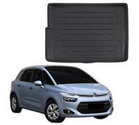 SCOUTT Boot Liner Mat fits Citroen C4 Picasso 2013-2019, Water Resistant, Pet Friendly Equipment, Anti Slip, Raised edges, Tailored Fit, Easy to Roll and Clean