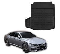 SCOUTT Boot Liner Mat fits Volkswagen Arteon Fastback 2017-Up Left Eared, Water Resistant, Pet Friendly Equipment, Anti Slip, Raised edges, Tailored Fit, Easy to Roll and Clean