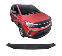 SCOUTT | Hood Deflector Bonnet Guard Compatible With Crossland 2020-2024 Black, Tinted, Aerodynamic, Acrylic Glass