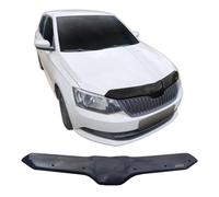 SCOUTT | Hood Deflector Bonnet Guard Compatible With Fabia 3 2014-2021 Black, Tinted, Aerodynamic, Acrylic Glass