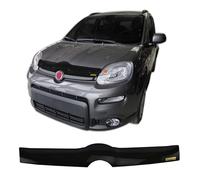 SCOUTT | Hood Deflector Bonnet Guard Compatible With FIAT PANDA mk3 2012-2024 Black, Tinted, Aerodynamic, Acrylic Glass