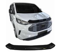 SCOUTT | Hood Deflector Bonnet Guard Compatible With Ford Tourneo Custom 2023-Up Black, Tinted, Aerodynamic, Acrylic Glass