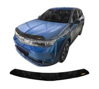 SCOUTT | Hood Deflector Bonnet Guard Compatible With Grandland 2024 - Up Black, Tinted, Aerodynamic, Acrylic Glass