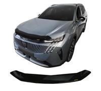 SCOUTT | Hood Deflector Bonnet Guard Compatible With Peugeot 5008 2024-Up Black, Tinted, Aerodynamic, Acrylic Glass