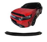 SCOUTT | Hood Deflector Bonnet Guard Compatible With Vauxhall Corsa F 2019-Up/Corsa-e 2020-Up Black, Tinted, Aerodynamic, Acrylic Glass