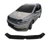 SCOUTT | Hood Deflector Bonnet Guard Compatible With VW Touran 2015-Up Black, Tinted, Aerodynamic, Acrylic Glass