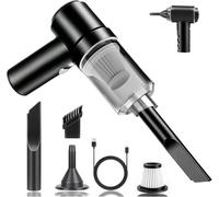 SCOVEE Handheld Vacuum Cleaner,Portable Rechargeable Mini Vacuum,22000PA Power, 4-in-1 Mini Car Vacuum,Lightweight Mini for offices, cars, homes, and offices various scenarios