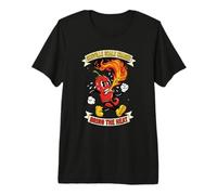 Scoville Scale Chaser Hot Sauce Enthusiast Funny Premium T-Shirt