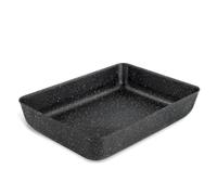 Scoville Xtra 35cm Roasting Tray, Deep Non-Stick Baking Tray for Roasting Meats & Vegetables, NEVERSTICK Coated, 35cm x 25cm, Oven Safe to 260°C, Dishwasher Safe, PFOA Free, Aluminium, Black