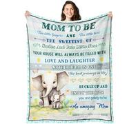 Scovotec Mothers Day Blanket Gifts for New Mom, Mommy to be Gift, First Time Mommy Gifts, for New Moms, New Pregnancy Gifts for Expecting Mom Throw Blanket 60"x50"