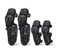 Scoyco 4pcs Motorcross Knee Pads, Elbow and Knee Pads for Men Dirt Bike Anti-slip 2 in 1 Adjustable Powersport Armor Motocross Racing Gear