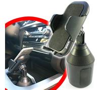 scozzi Car Phone Holder Cup Mount Mobile Drink Drinks, 360° Rotatable, Universal e.g. compatible with Samsung S24 S23 S22 S21 A55 A54 A53 A35 for iPhone 15 14 13 12 11 XR FE Plus Ultra Max Lite Pro