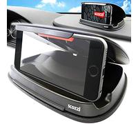 scozzi Car Phone Holder Dashboard Mount Self Adhesive Anti-Slip Mobile Universal eg compatible with Samsung S24 S23 S22 S21 A55 A54 A53 A35 A25 for iPhone 15 14 13 12 11 XR FE Plus Ultra Max Lite Pro