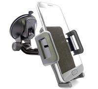 scozzi Car Phone Holder Windscreen Mount Suction, 360° Rotatable, Universal e.g. compatible with Samsung S24 S23 S22 S21 A55 A54 A53 A35 A25 for iPhone 15 14 13 12 11 XR FE Plus Ultra Max Lite Pro