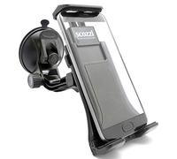 scozzi Car Phone Holder Windscreen Mount Suction, 360° Rotatable Universal, e.g. compatible with Samsung S24 S23 S22 S21 A55 A54 A53 A35 A25 for iPhone 15 14 13 12 11 XR FE Plus Ultra Max Lite Pro