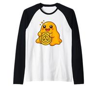 SCP-999 Holding SCP Foundation Logo Happiness Slime Blob Raglan Baseball Tee