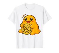 SCP-999 Holding SCP Foundation Logo Happiness Slime Blob T-Shirt, Men, White, Large