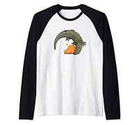 SCP-999 + SCP-682 Tickle Monster + Hard to Destroy Reptile Raglan Baseball Tee