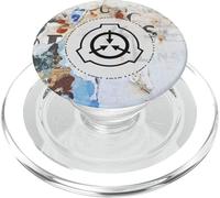 SCP Abstract Art Design Grunge Style Logo PopSockets PopGrip for MagSafe