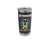 SCP Foundation Containment Able Glitch Anomaly SCP-076 Stainless Steel Insulated Tumbler