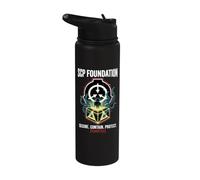 SCP Foundation Containment Able Glitch Anomaly SCP-076 Stainless Steel Insulated Water Bottle