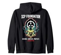 SCP Foundation Containment Able Glitch Anomaly SCP-076 Zip Hoodie