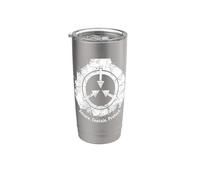 SCP Foundation Grunge Logo Stainless Steel Insulated Tumbler