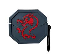 SCQYCWA Headset Case for Samsung Galaxy Buds 3/Buds 3 Pro,Cartoon Anime Cool Dragon Talisman Silicone Protect Cover,for Teens Girls Boys