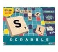 Mattel Games Scrabble Board Game with Wood Tiles, English Edition