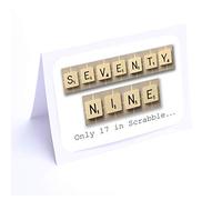 Scrabble Birthday Cards (79th Birthday Card)