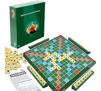 Scrabble Board Game, Travel Scrabble, Creative Scrabbles English Alphabet Word Game, Boggle Word Games, Educational Spelling & Reading Games for Kids Preschool, Family Learning Toy, 2-4 Players (A)