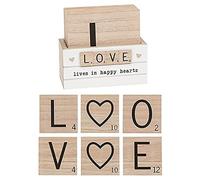 Scrabble Coasters Set of 6 Love