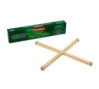 Ideal | Scrabble: Classic Deluxe Wooden Turntable for easily rotating your game board | Classic Games | Word Games | For 2-4 Players | Ages 10+, Holds standard Scrabble boards up to 36cm x 36cm, 11216