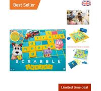 Scrabble Junior - The Perfect 2 to 4 Player Word Game for Learning Fun Ages 6-10