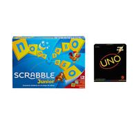 Scrabble Junior+uno Minimalist Free Board Board Game Spanish Multicolor