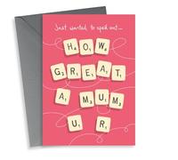 scrabble mum Mothers Day Card 16940
